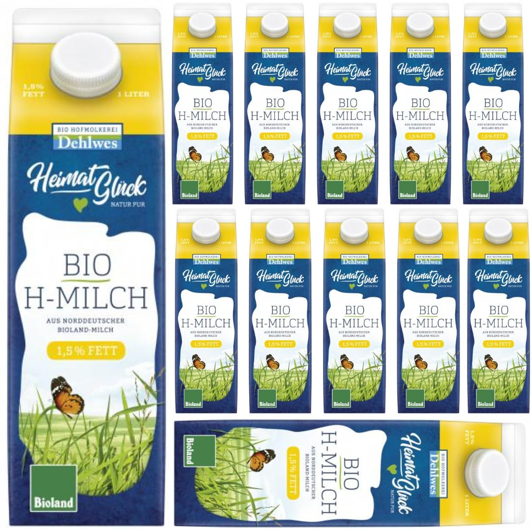 Mit Pufai Grocery Dehlwes Haltbare Milch H-Milch mit%1,5 Fett ultrahocherhitzt, homogenisiert 1000 Mililiter x 12 STÜCK