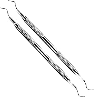 2 Pcs Dental Cavity Filling 708 710 Ends 1.9mm/2.15mm, 1.8mm/3mm Composite Plastic Amalgam Restorative Root Canal Instruments