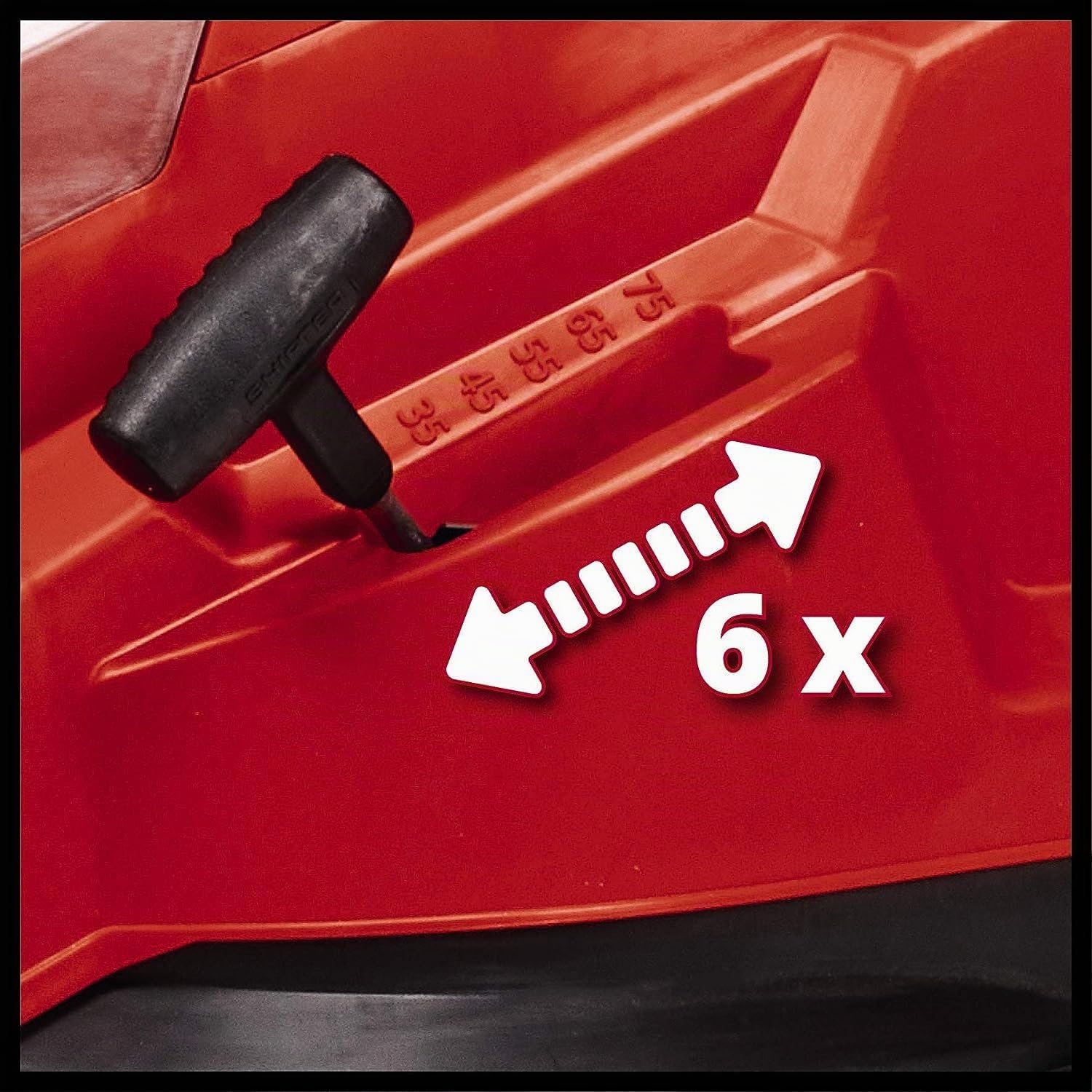 Einhell Cortacésped con batería GP-CM 36/41 Li-Solo | PXC | 36 V | 41 cm de ancho de corte | hasta 500 m² | Brushless | cesto 50 l | altura corte 25 a 75 mm | sin batería