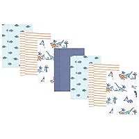 Vista 279 de Hudson Baby - Paños unisex de franela de algodón para bebé, bosque, talla única