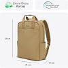 Mack MCE-1523 Nova Eco Eco Eco Eco Eco Friendly Laptop Backpack 15.6 inch, YKK Zipper Computer Backpack, Women's and Men's Daily Bag, School and Business Bag, Camel