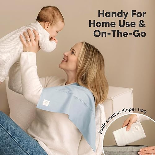 Miniatura 8 de Paños orgánicos para eructos para bebés, niñas y niños, paquete de 6 paños grandes para eructos, paños para eructos para bebés, niños, niñas, paño