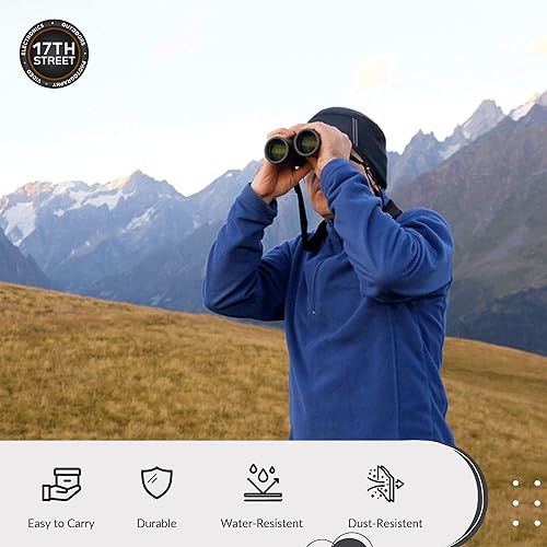 Miniatura 3 de Nikon PROSTAFF P3 - Binoculares impermeables de 8 x 42 para adultos  Binoculares de viaje pequeños y compactos para observación de aves  Sistema de