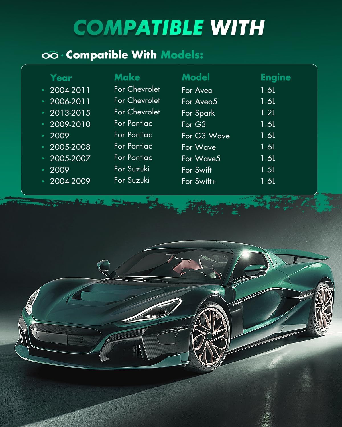 SCITOO 55099 Front Brake Rotors Fit For 2004-2011 For Chevrolet Aveo,2006-2011 For Chevrolet Aveo5,2013-2015 For Chevrolet Spark,2014-2016 For Chevrolet Spark EV,2009-2010 For Pontiac G3