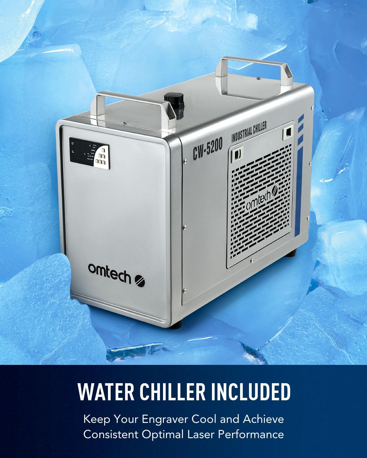 OMTech CW-5200 Industrial Water Chiller