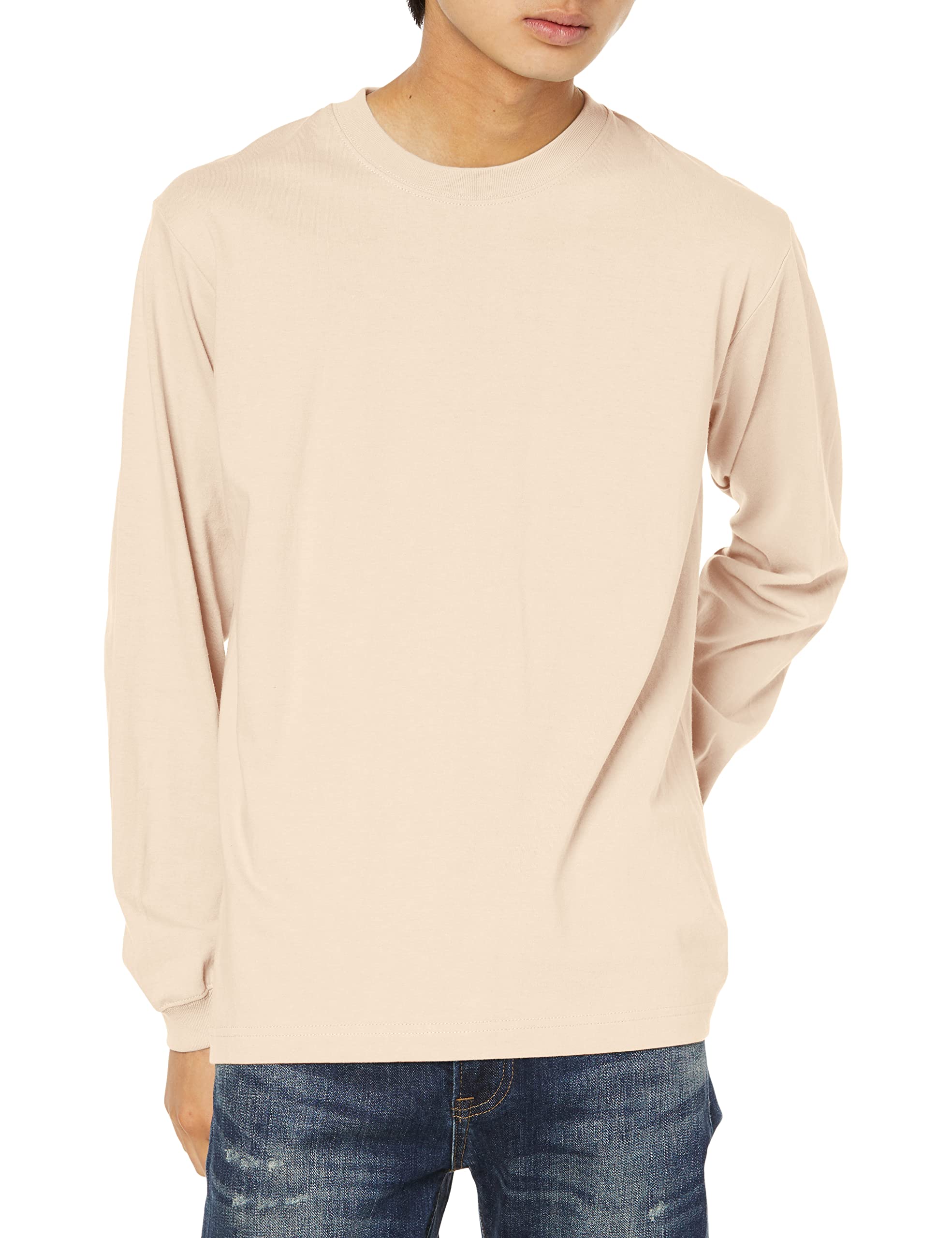 5.6oz ロングスリーブTシャツ (1.6インチリブ) 501101 ホワイト…