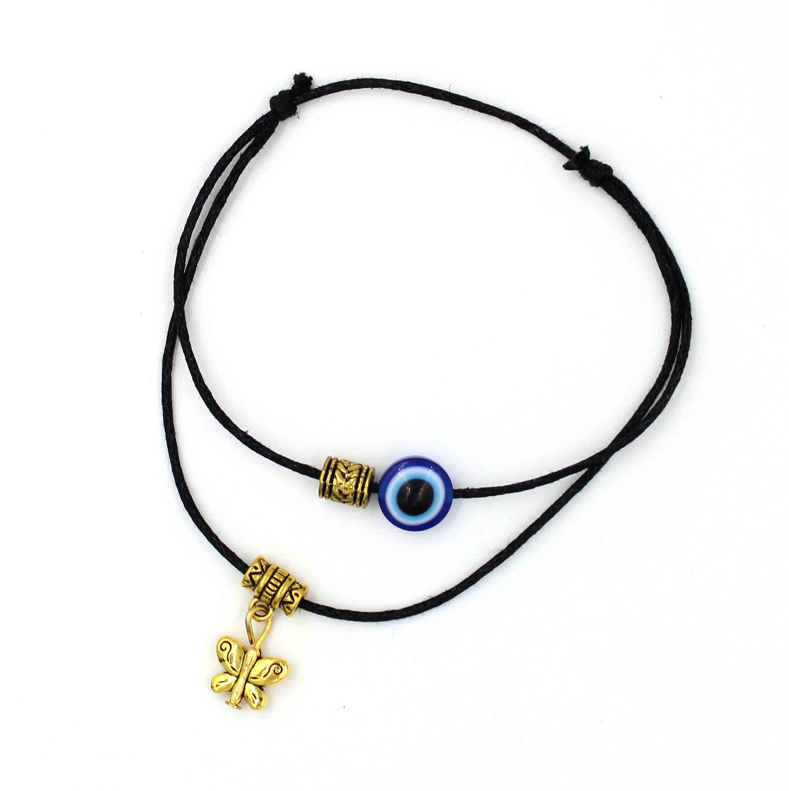 GURJARI JEWELLERS Black Thread with Golden + Evileye Beads Anklets for Girls/nazariya anklet a508 (B0BNJB5H73) Amazon Price History, Amazon Price Tracker