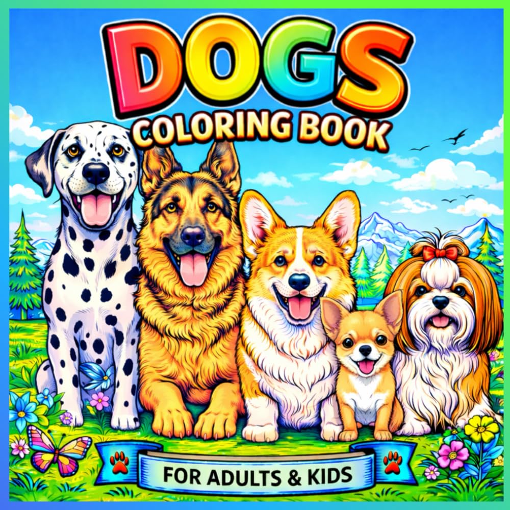 DOGS Coloring Book: Coloring Book