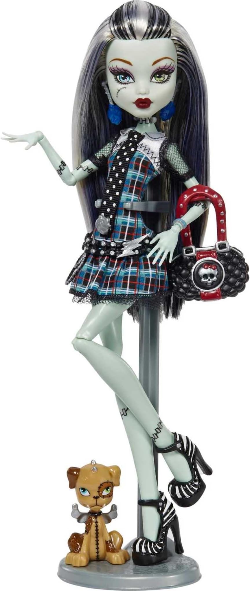 Monster High Frankie Stein Boo-Rution Creeproduction Doll with Doll Stand & Accessories