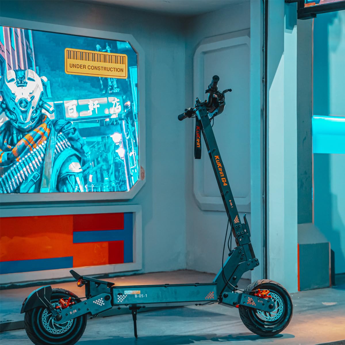 Kukirin G4 Patinete Eléctrico 2400W para Adultos, Batería 60V 20Ah, Autonomía 65–100 km, Neumáticos Off-Road 11”, Doble Suspensión, 3 Modos de Velocidad, Patinete Eléctrico Todo Terreno Plegable