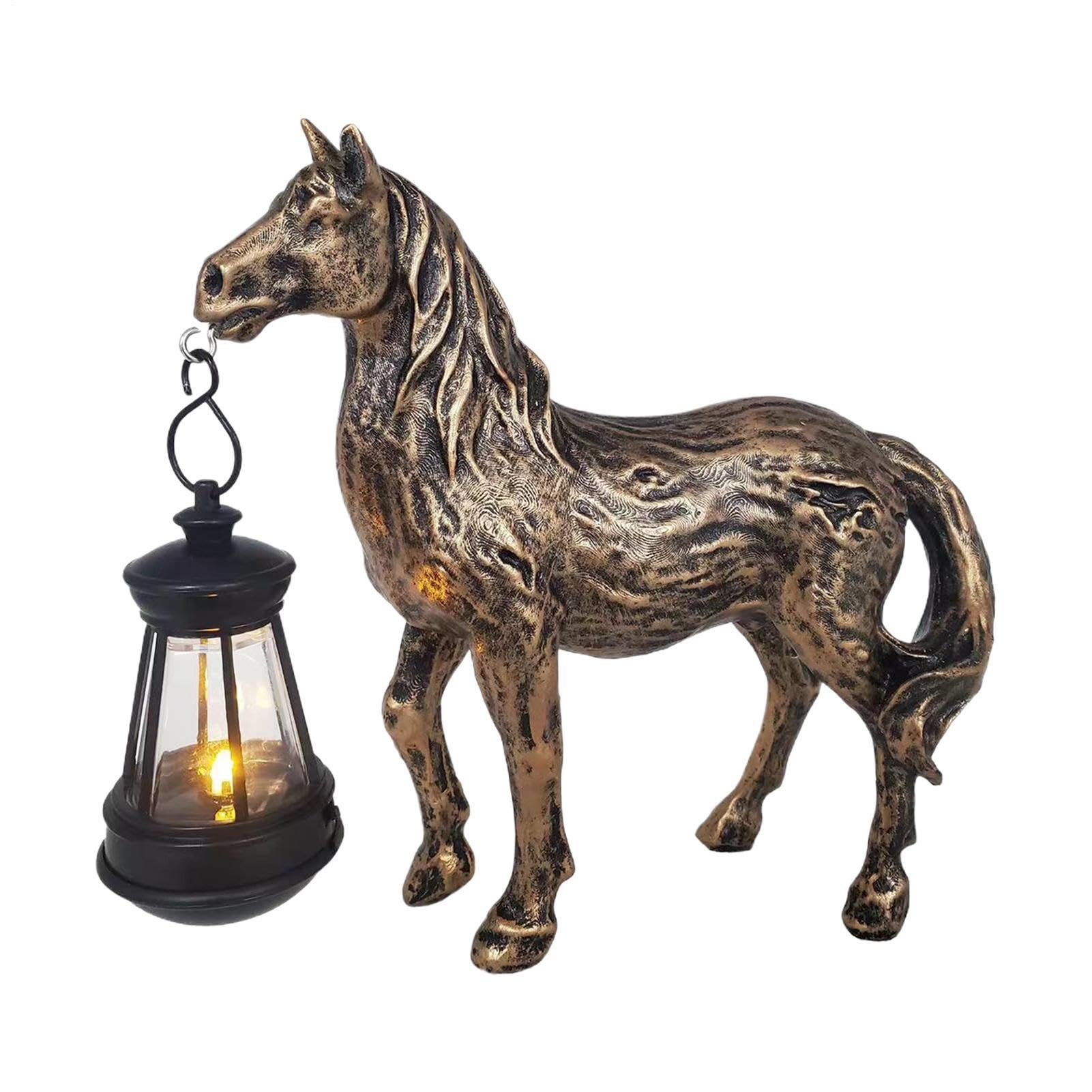 Lumières de figurine d'extérieur en résine pour la décoration de terrasse