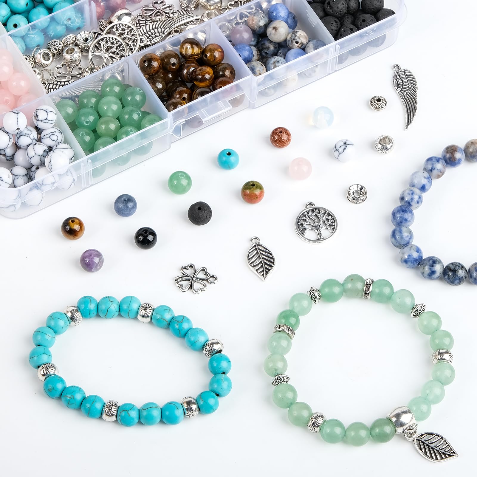 Bracelet Cristal De Roche Pierre Naturelle, Bracelet Dragon Pour Femme