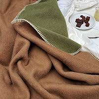 Vista 82 de Thick Alpaca Wool Blanket – Heavyweight Alpaca Wool Blanket for Camping Outdoors or Using Indoors Soft Peruvian Alpaca Wool Blankets