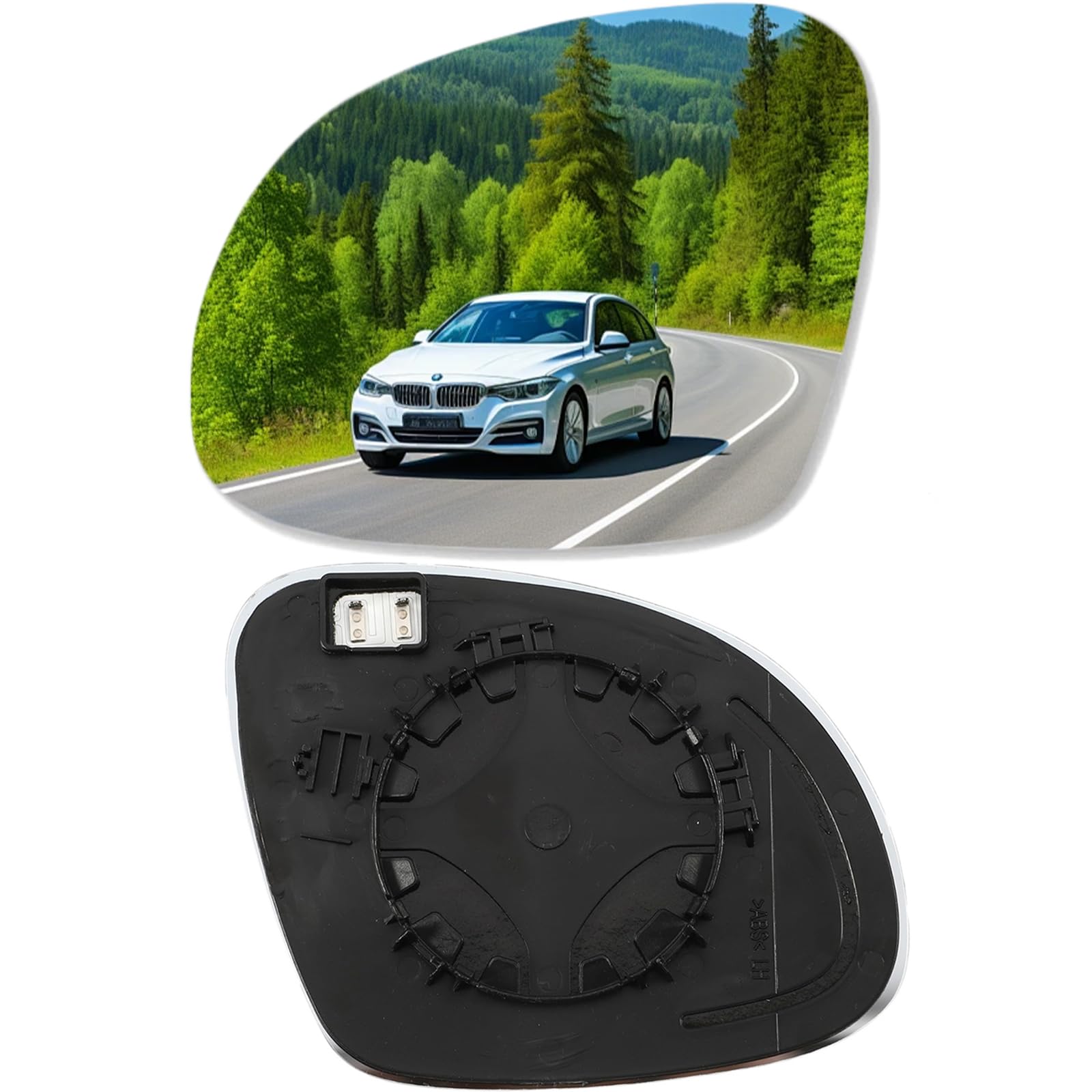 Photo 1 of ROWORKX Driver Side Heated Mirror Compatible with Volkswagen Tiguan 2009-17