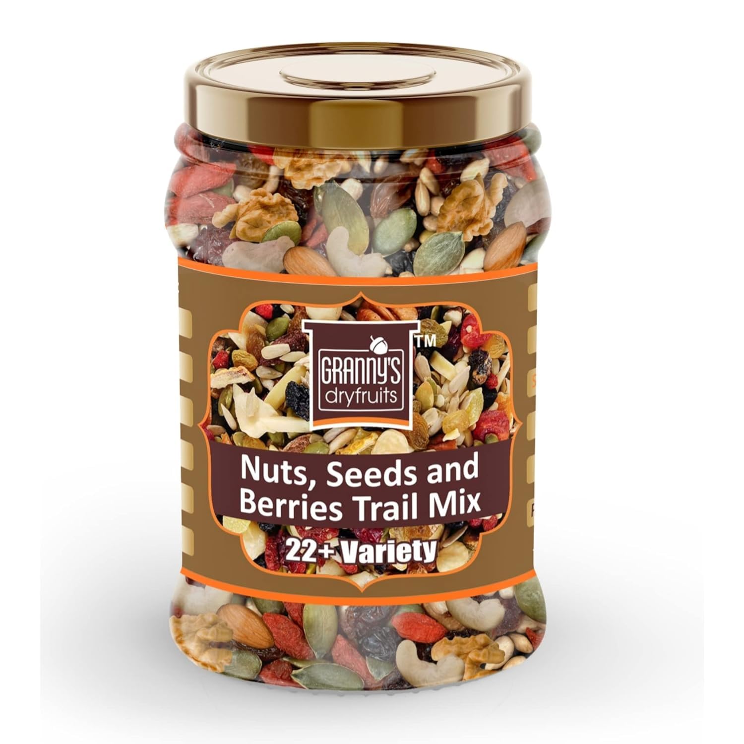 Grannys Dryfruits Trail Mix|Fitness Trail Mix|Premium Organic Mixed Nuts,Seeds& Berries Assorted Fruits & Nuts, Assorted Nuts, Almonds, Blueberry, Pecans, Cranberries, Hazelnuts (2 X 325G) (B0CW1VV7CW) Amazon Price History, Amazon Price Tracker