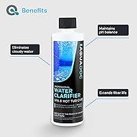 Vista 3 de Kit Químico MAV AquaDoc para Jacuzzi - Incluye clarificador de agua de 16oz y antiespumante de 16oz para jacuzzis