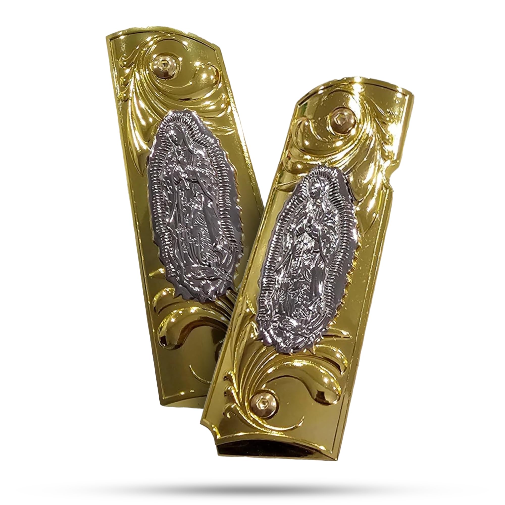 Amazon.com : Gold Virgin Mary Lady of Guadalupe Grips 1911 Full