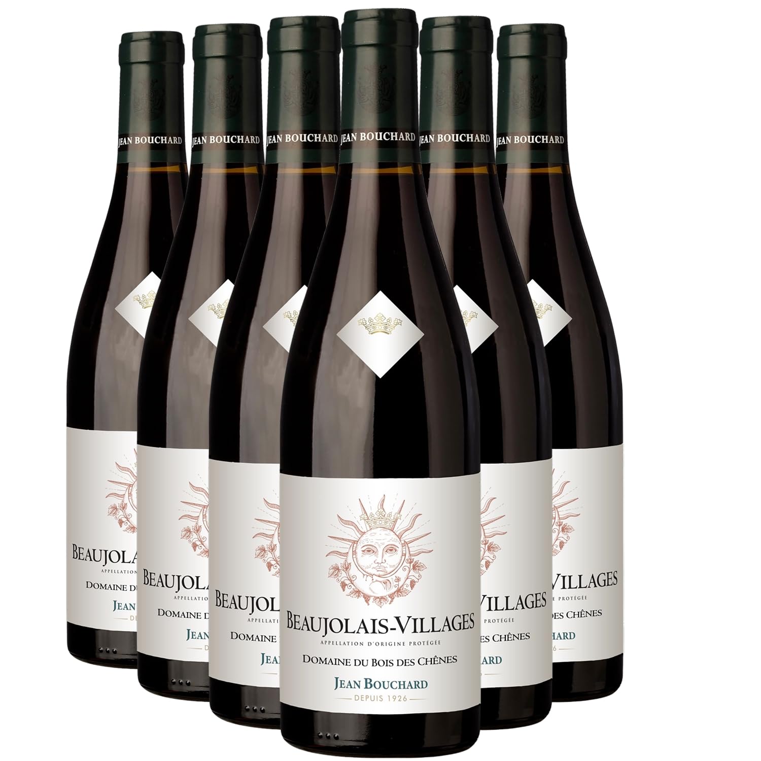Beaujolais Villages Domaine du Bois des Chênes - Rouge 2023 - Jean Bouchard - Vin Rouge du Beaujolais (6x75cl)