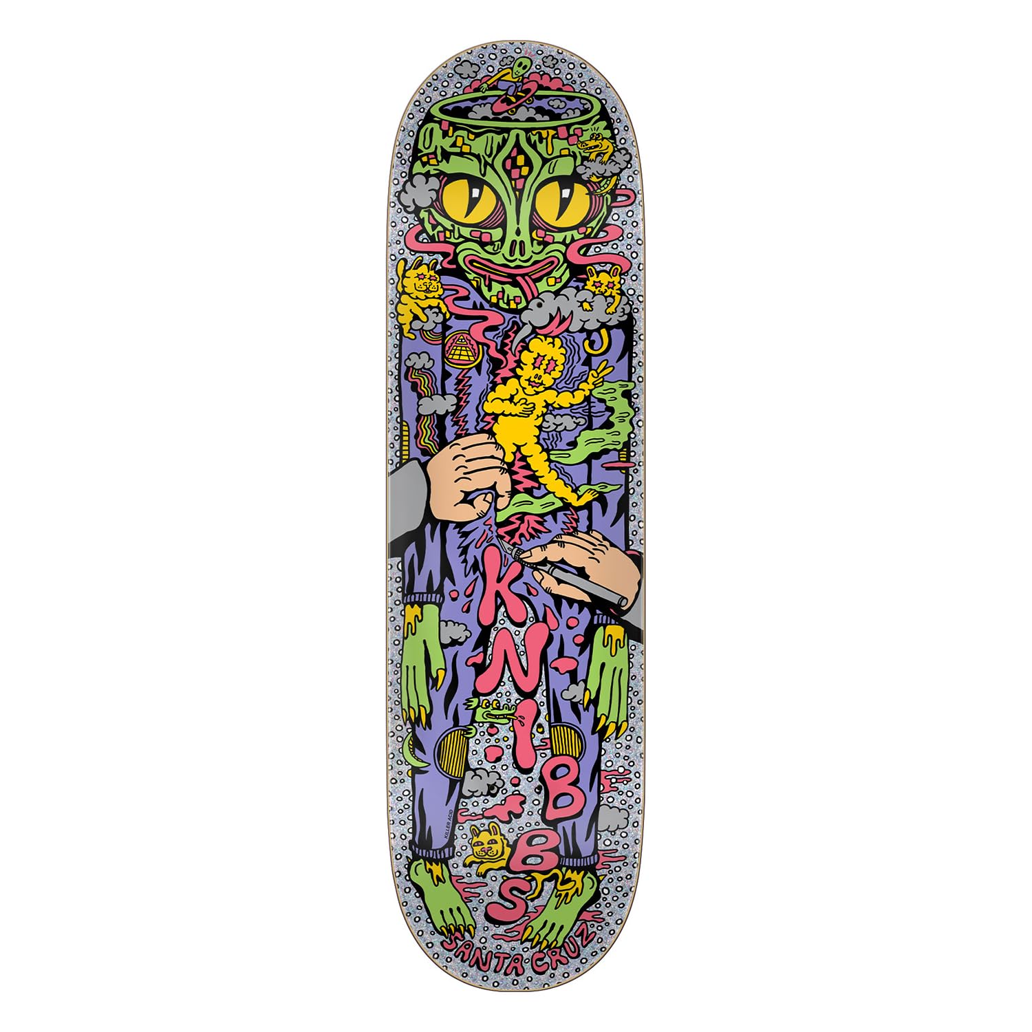 SANTA CRUZ Knibbs Reptilian Pro 8.50in x 31.60in Skateboard Decks