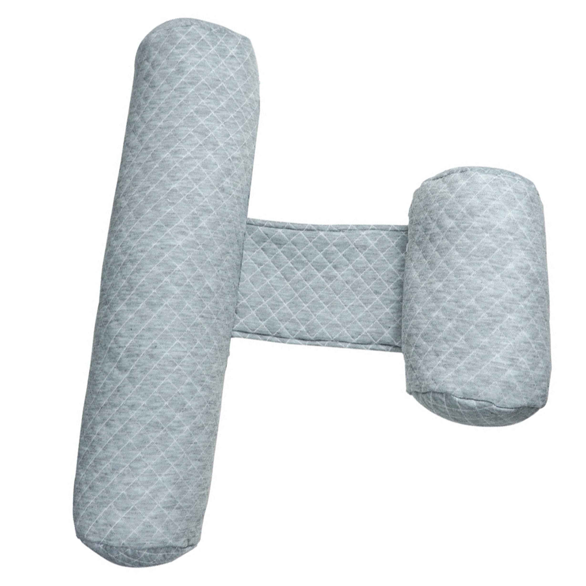 Oreiller Anti-Reflux, 1 Oreiller Anti-roulis pour bébé, Reflux réglable avec Tissu Frais et Respirant, 7, 87 à 9, 45 Pouces, positionneur de Corps Gris