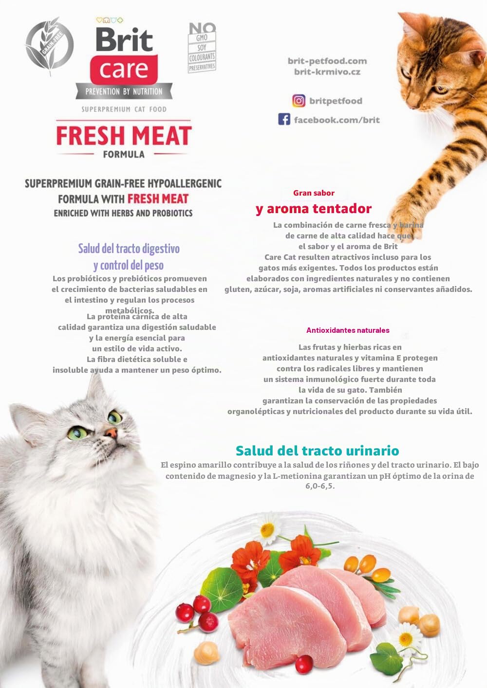 Brit Care Grain Free Adult Indoor Antiestrés con pollo 7 kg