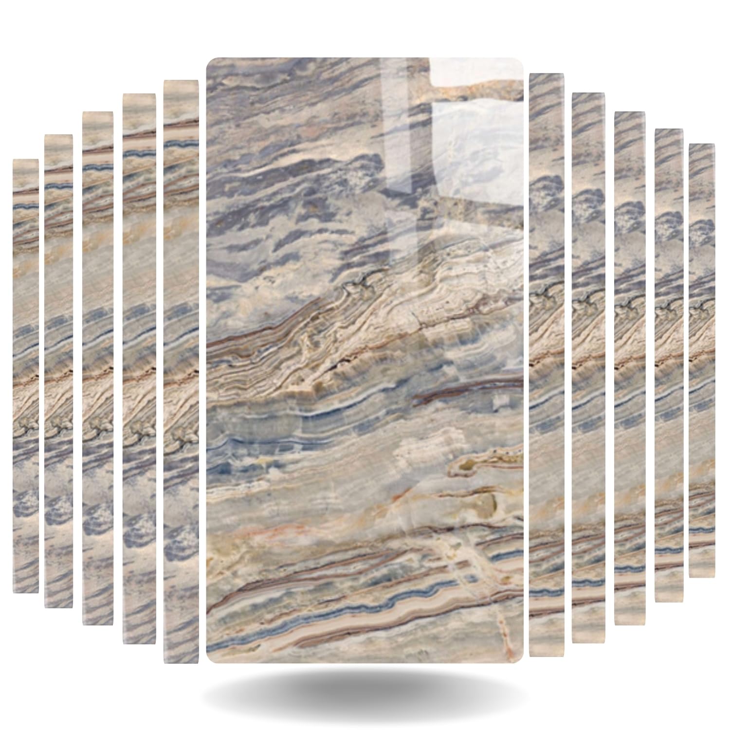 RedChimes Self Adhesive Italian Breccia Tile Pattern PE Foam Wall Stickers Self Adhesive Real Marble Tile Designed Wall Panel 30 x 60 cm, Count of 10, Style-13 (B0CXHP6P3D) Amazon Price History, Amazon Price Tracker