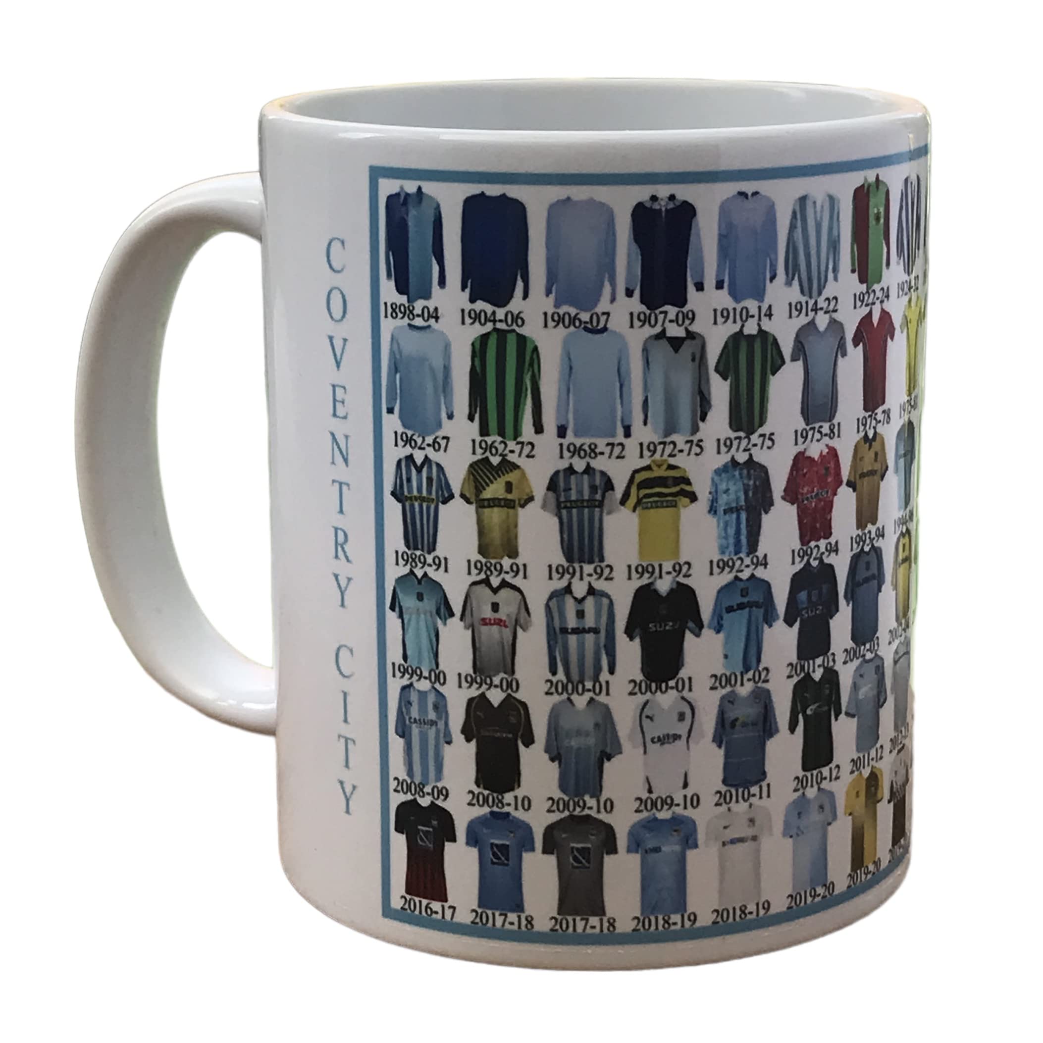 Coventry City Shirt History Ceramic Football Mug