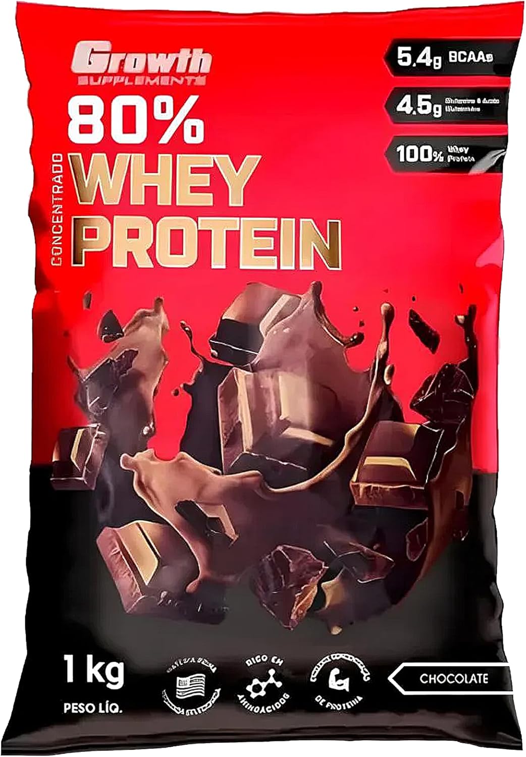 Whey Protein Concentrado 80% Growth Supplements