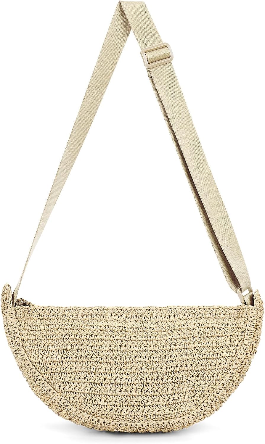 Stylish Straw Crossbody Bag for Summer Vibes