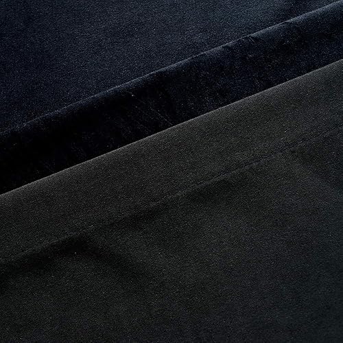 Miniatura 9 de Melodieux Cortinas de terciopelo 100% opacas para dormitorio, sala de estar, súper suaves, cortinas con aislamiento térmico con forro negro, 52 x 84