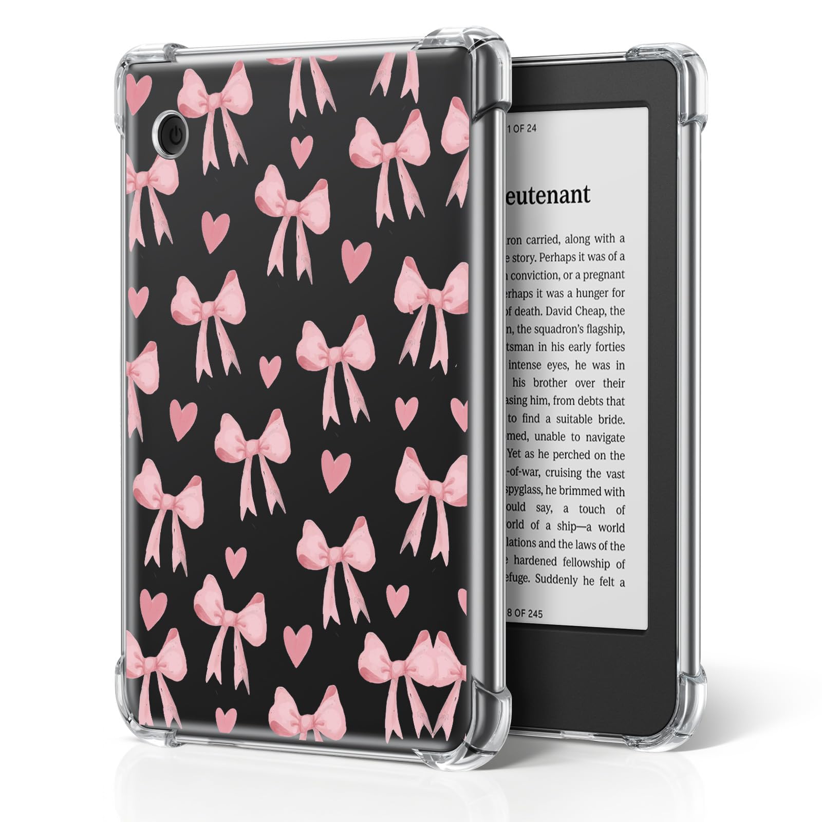 Case for Kobo Clara Colour & Clara BW/2E eReader 6”, Crystal Clear Thin Fit Protective Cover | Scratch-Resistant TPU Shell & Enhanced Grip | Showcase Your Style (Transparent) — view 12