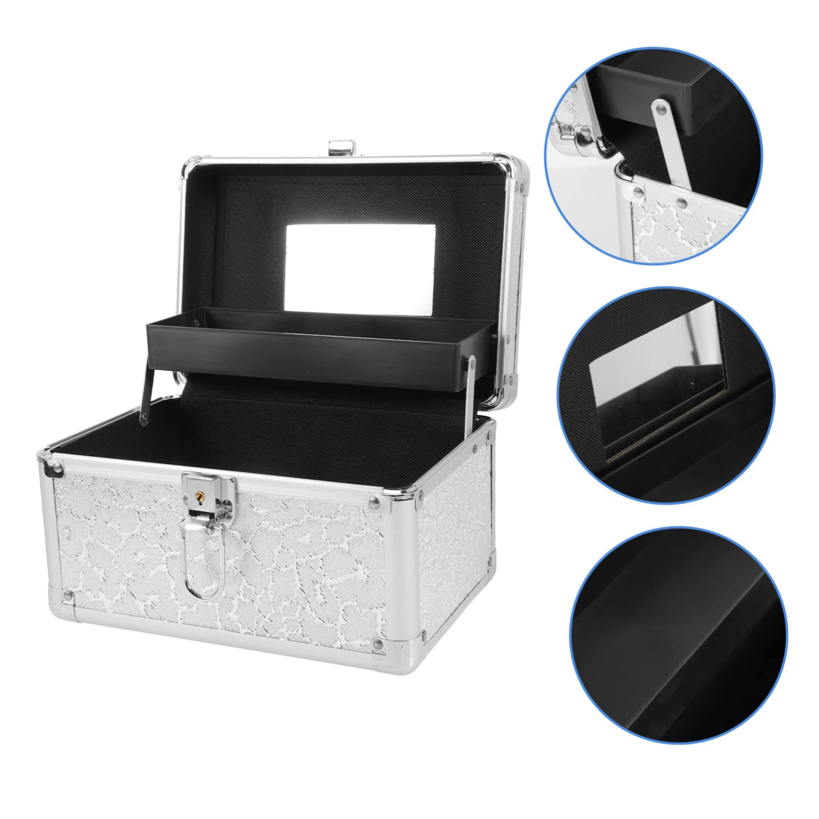 Caja De De Gran Capacidad Hogar Estuche De Aluminio Resistente Botiquín De Primeros Auxilios Portátil para Emergencias