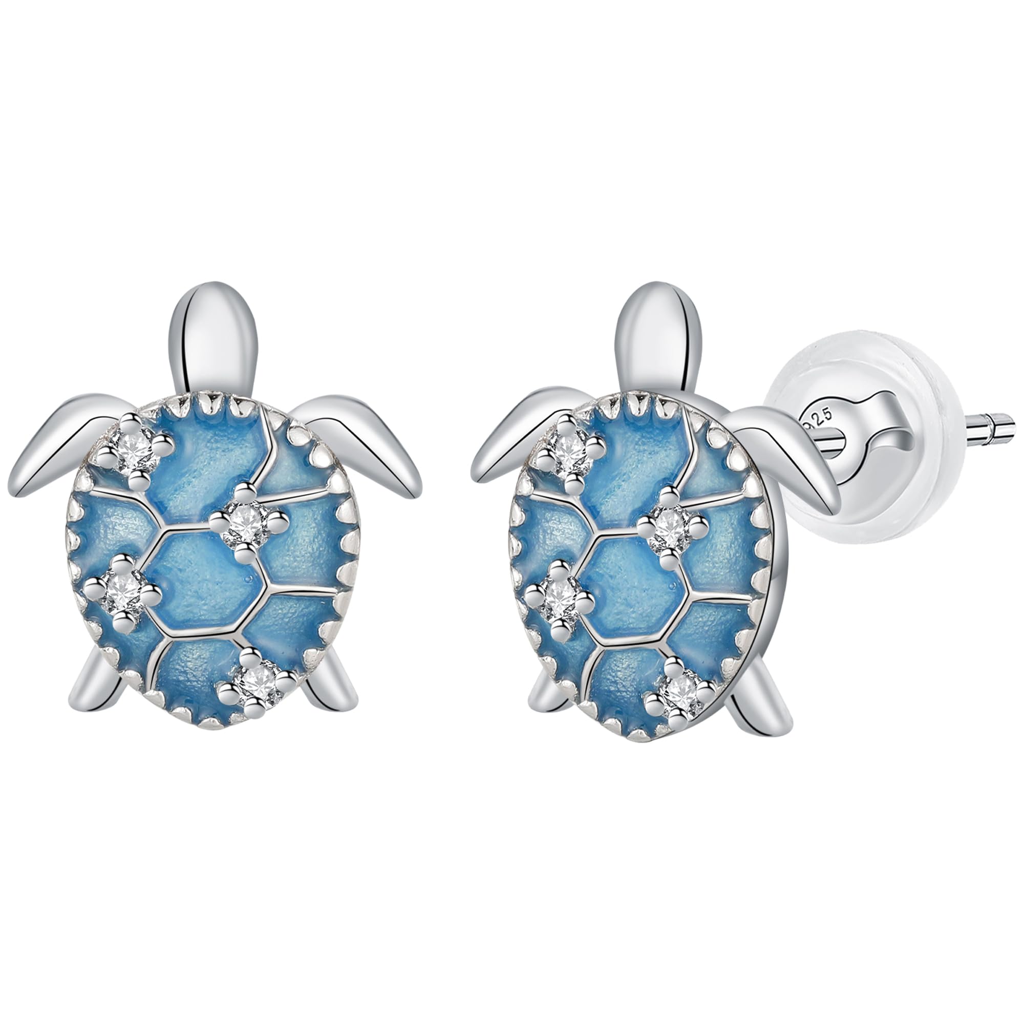 Hifeeled Ohrstecker Damen 925 Sterling Silber Tier Haustier Ohrringe Kinder Mädchen Original Schmuck für Frauen Geschenk