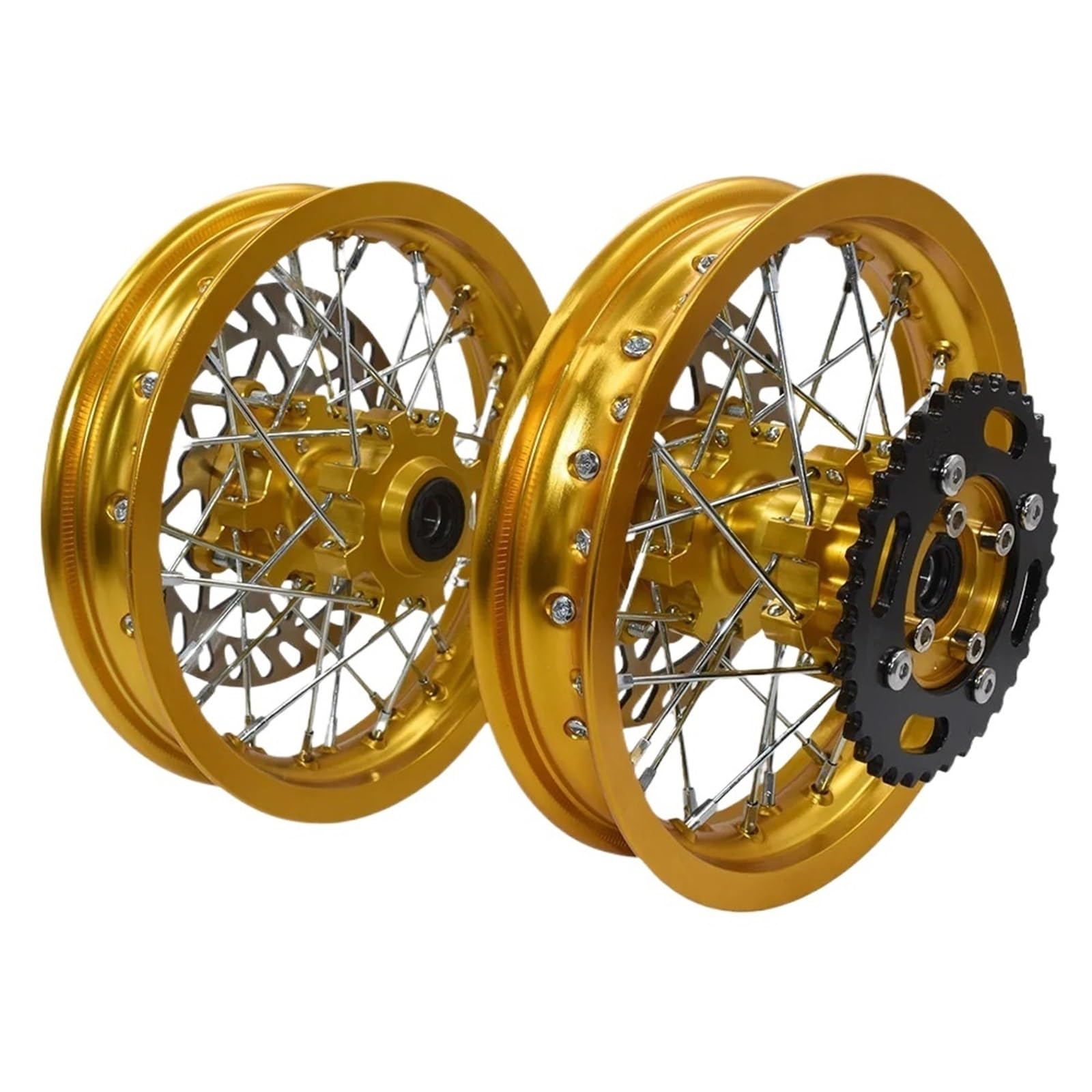 Cerchioni CNC Hub 1.60-10 Cerchio anteriore e posteriore da 10 pollici per motociclette fuoristrada di piccole dimensioni Cerchioni per moto