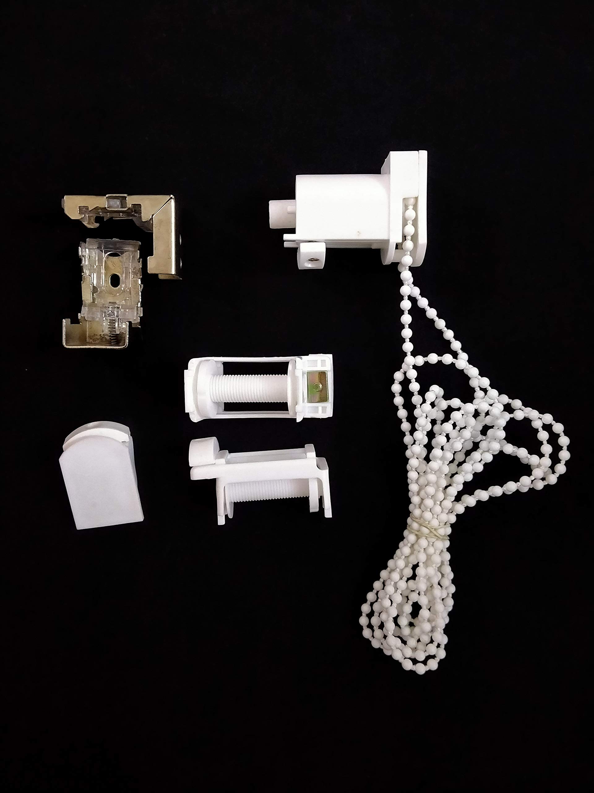 3 Sets of Roman Blinds Accessories : 2.4 Meters Beaded Chain, Control Unit, 2 Brackets, 2 Drums, end Cap, Screws and Wall Plug (3) (B092T8MK55) Amazon Price History, Amazon Price Tracker