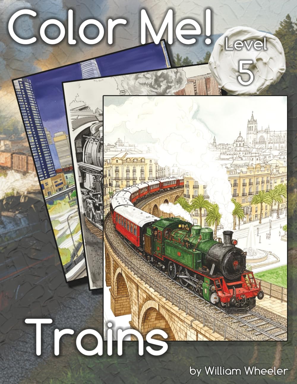 Color Me! Trains (Color Me! Adult Coloring Books)