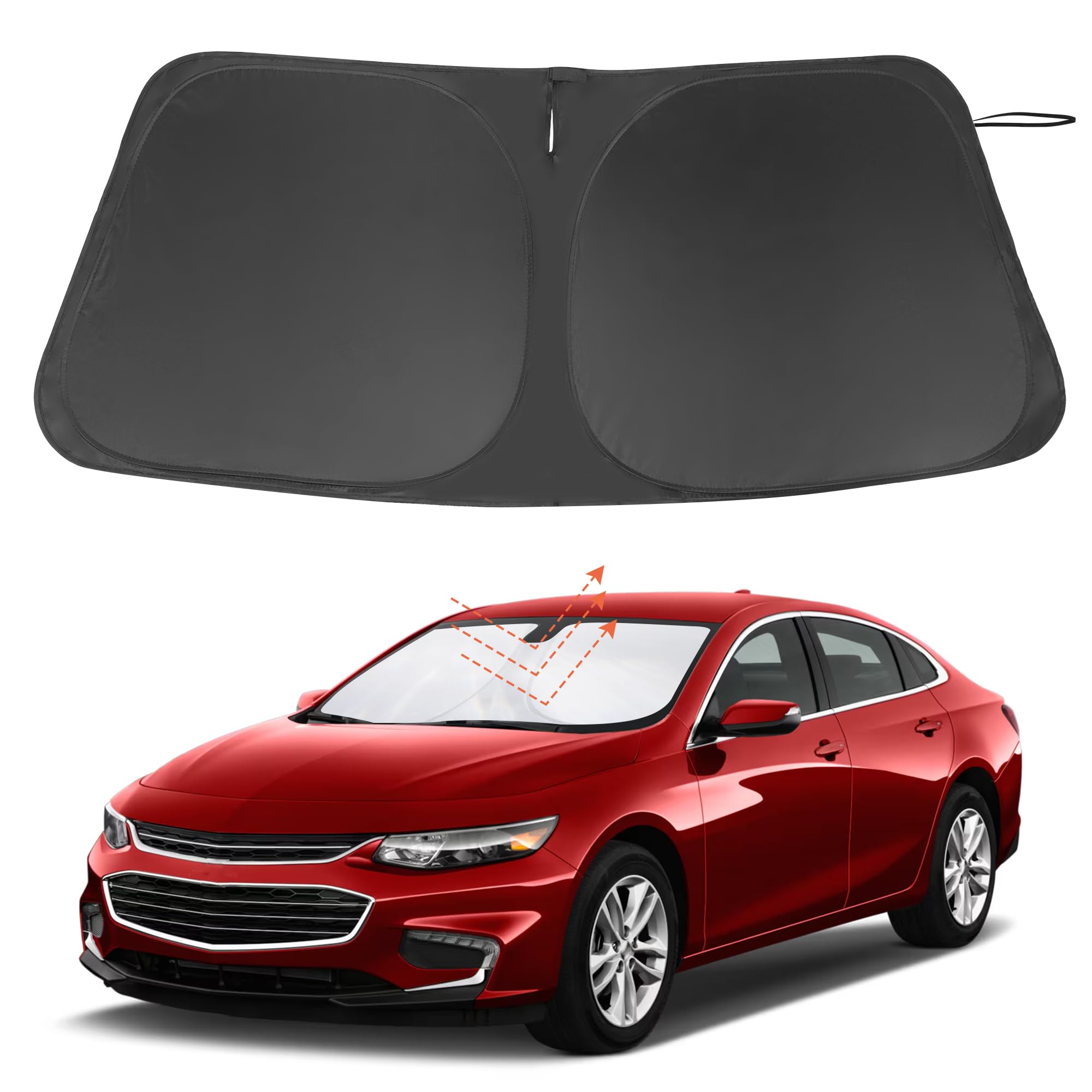 Windshield Sun Shade for 2016-2025 Chevrolet Malibu Accessories