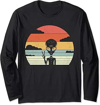 Amazon.com: Retro Alien Extraterrestrial Space - Vintage
