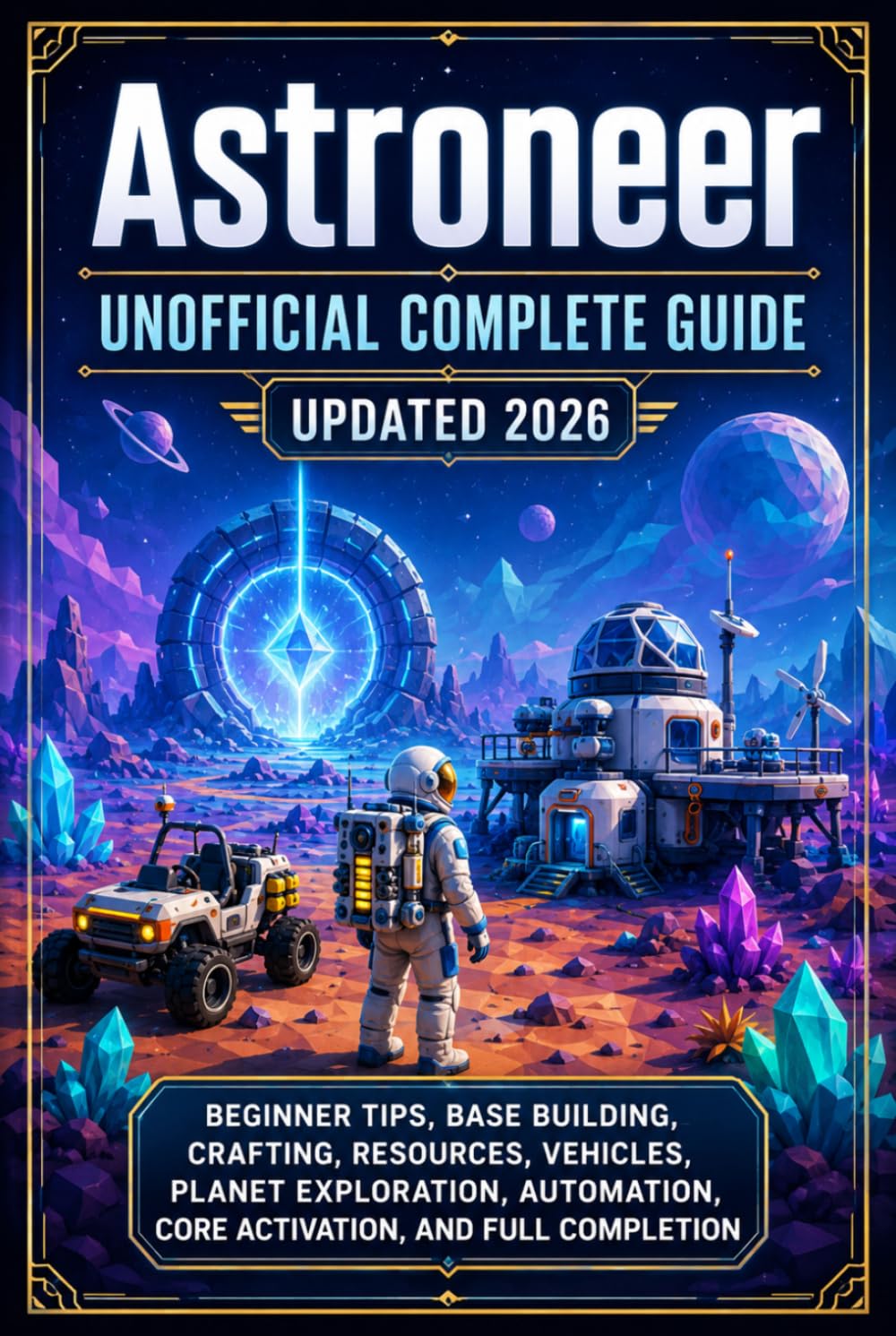 Astroneer Unofficial Complete Guide Updated 2026: Beginner Tips, Base Building, Crafting, Resources, Vehicles, Planet Exploration, Automation, Core Activation, and Full Completion