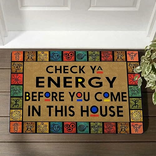 TUNIU Tapete divertido con texto en inglés "It's Not A Whorehouse", divertido felpudo de bienvenida, regalo de cierre, regalo de inauguración de la TUNIU Tapete divertido con texto en inglés "It's Not A Whorehouse", divertido felpudo de bienvenida, regalo de cierre, regalo de inauguración de la