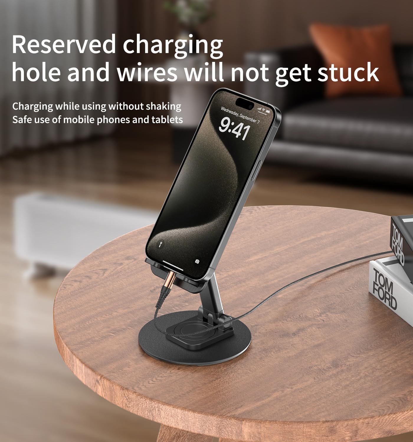 360 Degree Rotating Mobile Tablet Stand, Adjustable Tablet