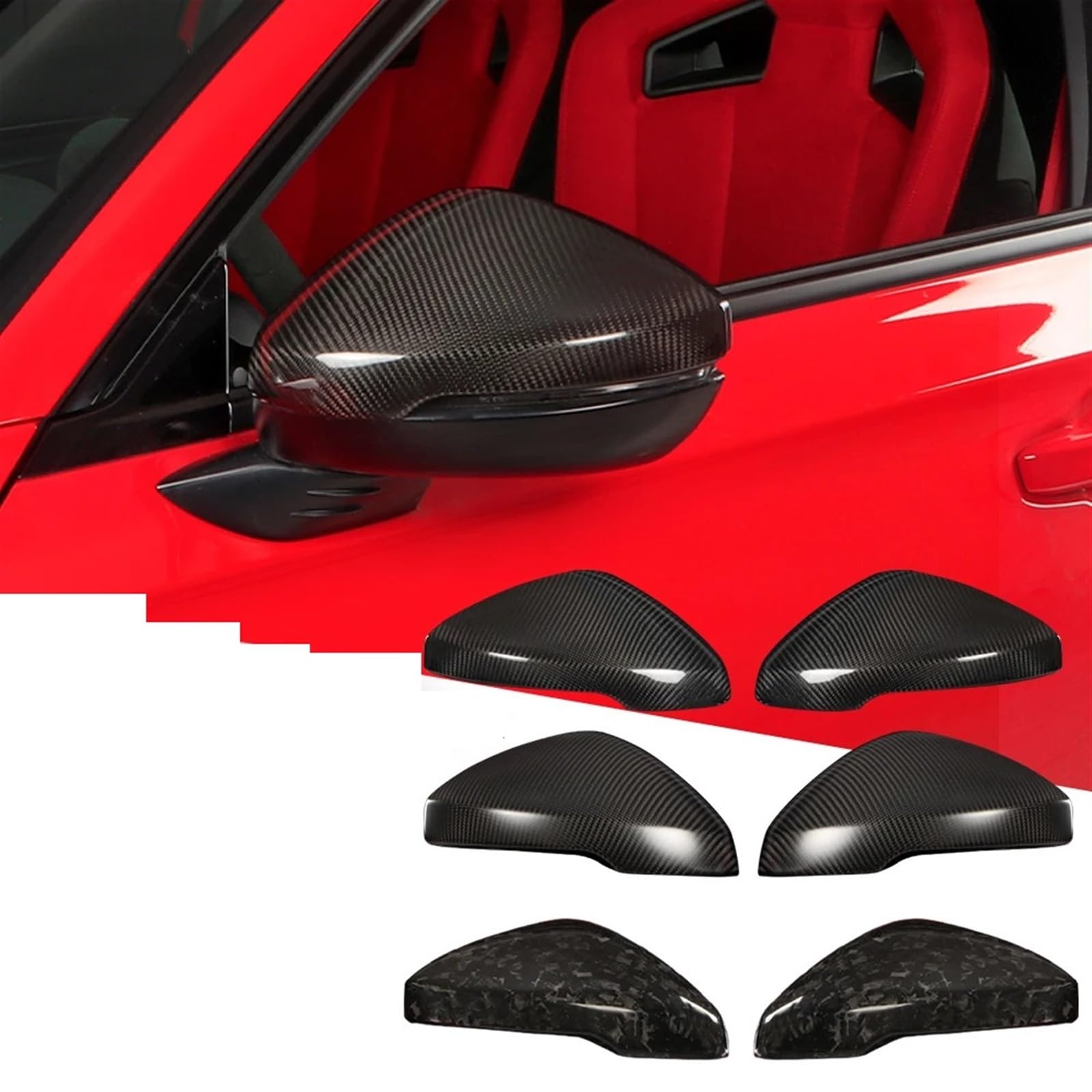 シビックタイプR fl5 カーボンミラーカバー 無限（MUGEN） カーボンドアミラーカバー シビック / シビック タイプR