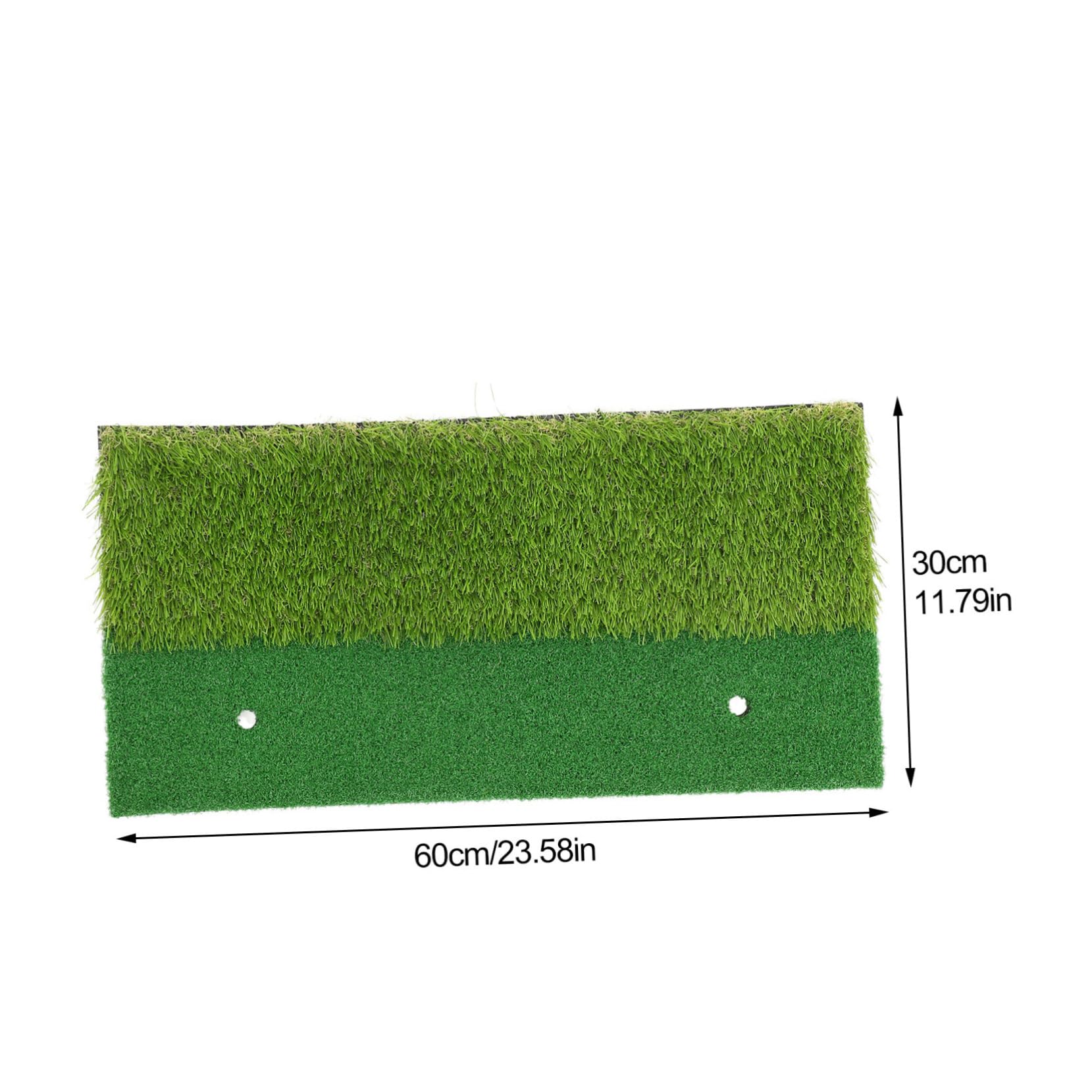 Abaodam Portable Golf Hitting Mat Practice Mat for Training Dual Color Long Short Grass for Beginners Advanced Players Realistic Simulation Durable