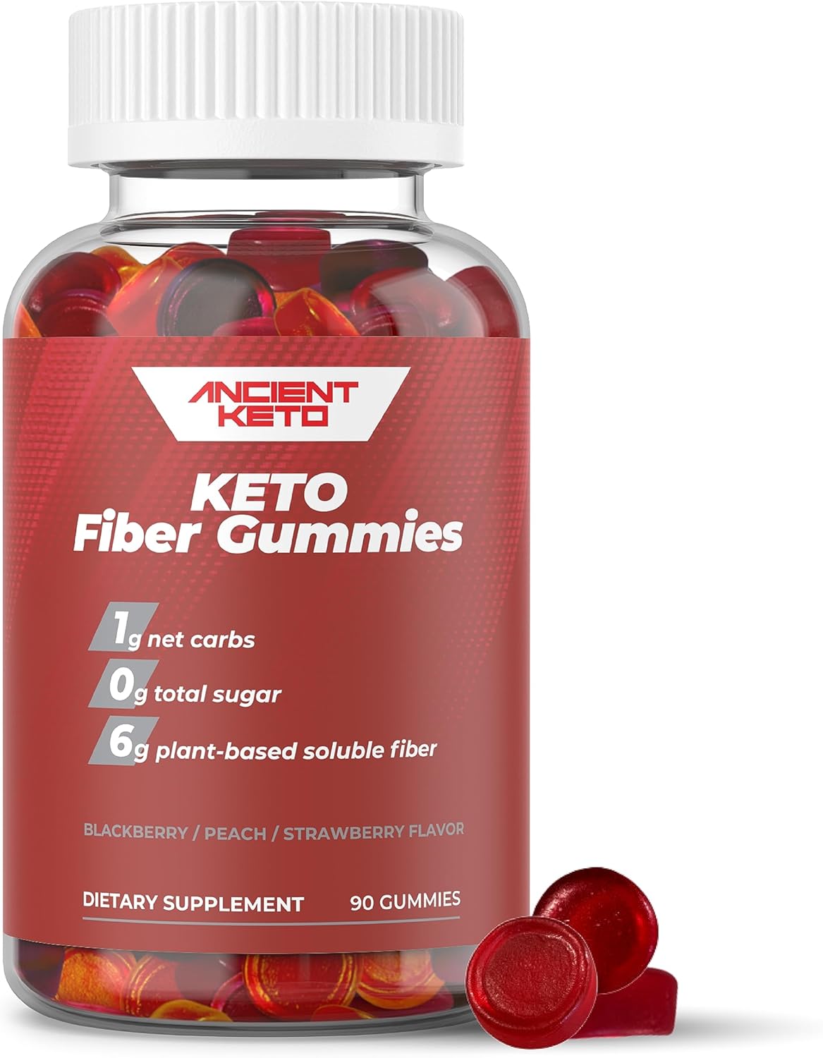 Sugar Free Keto Fiber Gummies for Adults Keto Vitamin