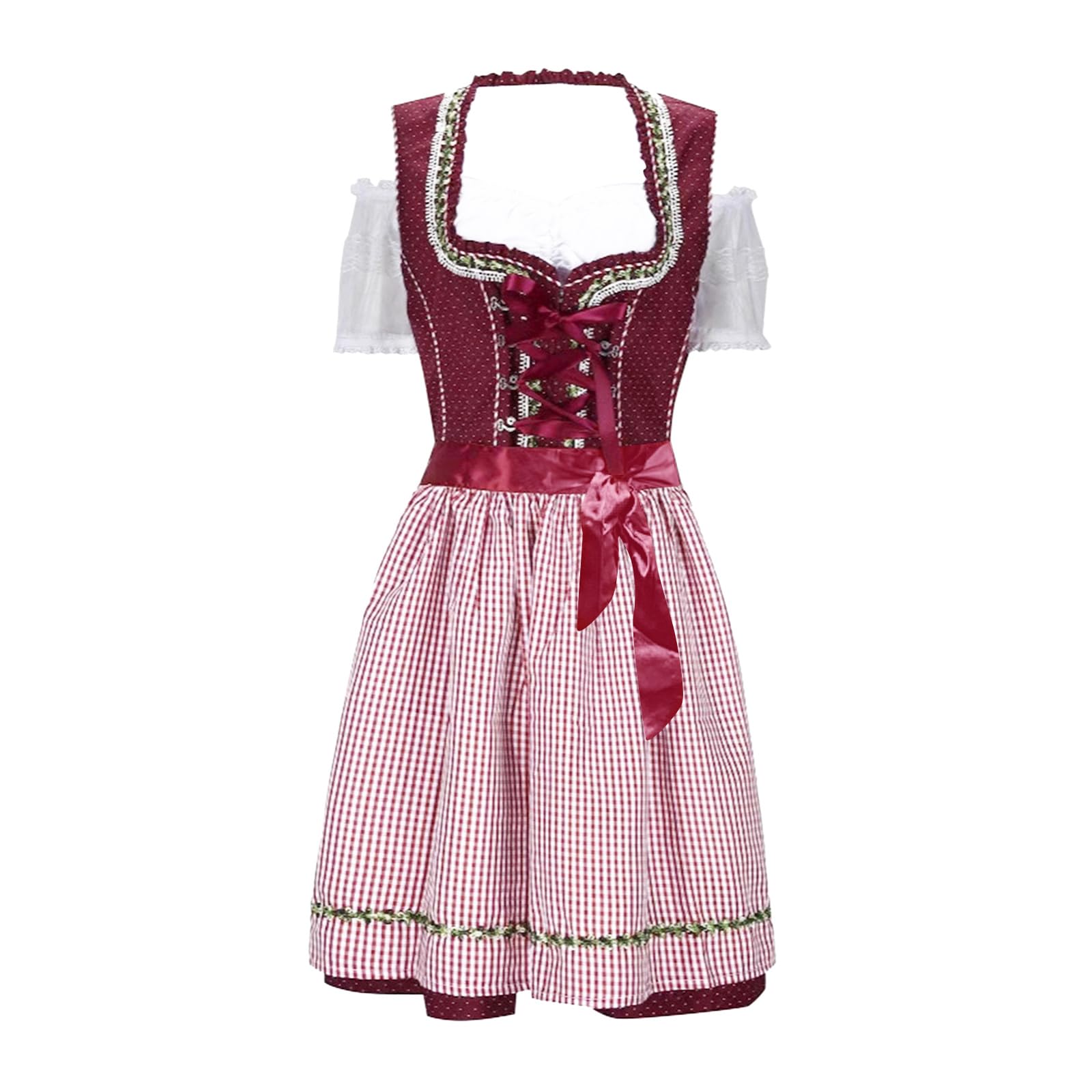 Vestido Ancha para Mujer De Oktoberfest Vestido Sin Tirantes Largo De Mujer Chic Y Elegante. Lino Verano para Plisado Longitud Media Verano Sin Mangas Bohemio Floral Talla Grande