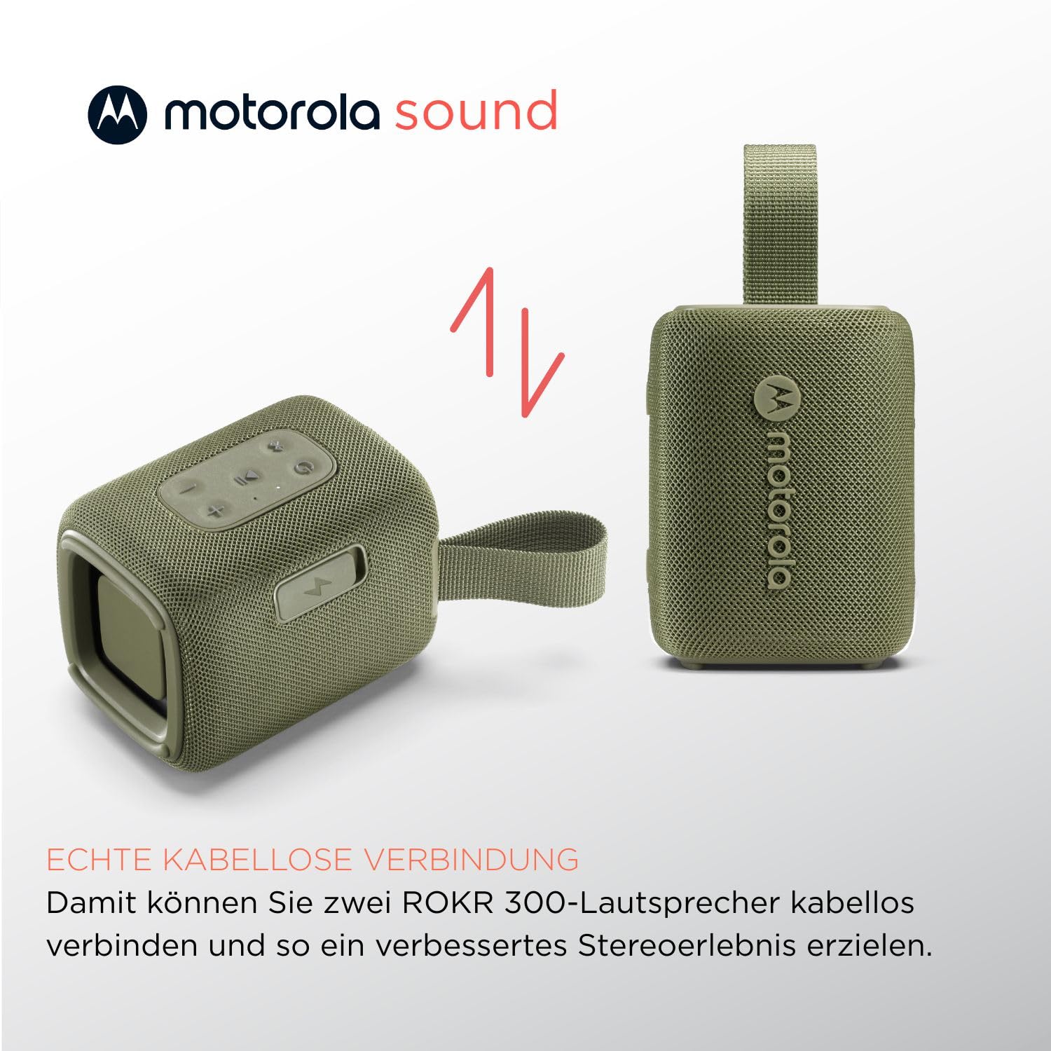 Motorola ROKR 300 Bluetooth 5.3 Luidspreker, Draagbaar, Draadloos, 7 W Compacte Ip67 Waterdicht En Stofdicht 12 Uur Looptijd Soud 1361383512