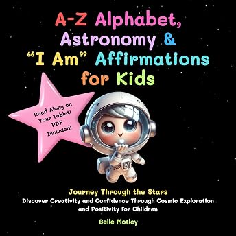 A-Z Alphabet, Astronomy & “I Am” Affirmations for Kids Audiobook by Belle Motley episode artwork