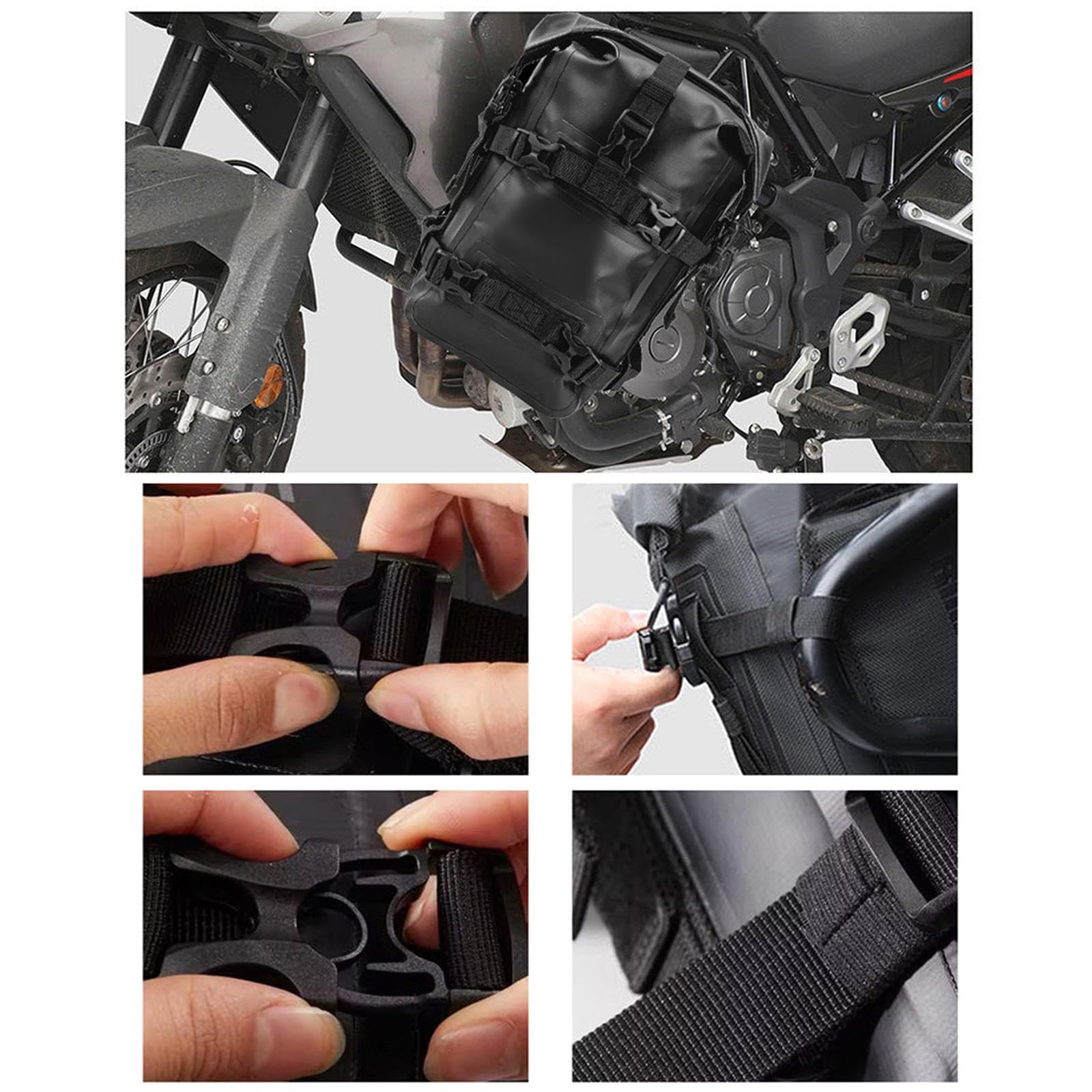 Motorbike Zadeltas Motorcycle Dry Bag Crash Bar Tassen Frame