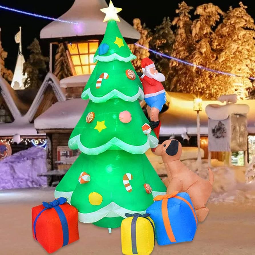 エアーサンタ。イルミネーション。