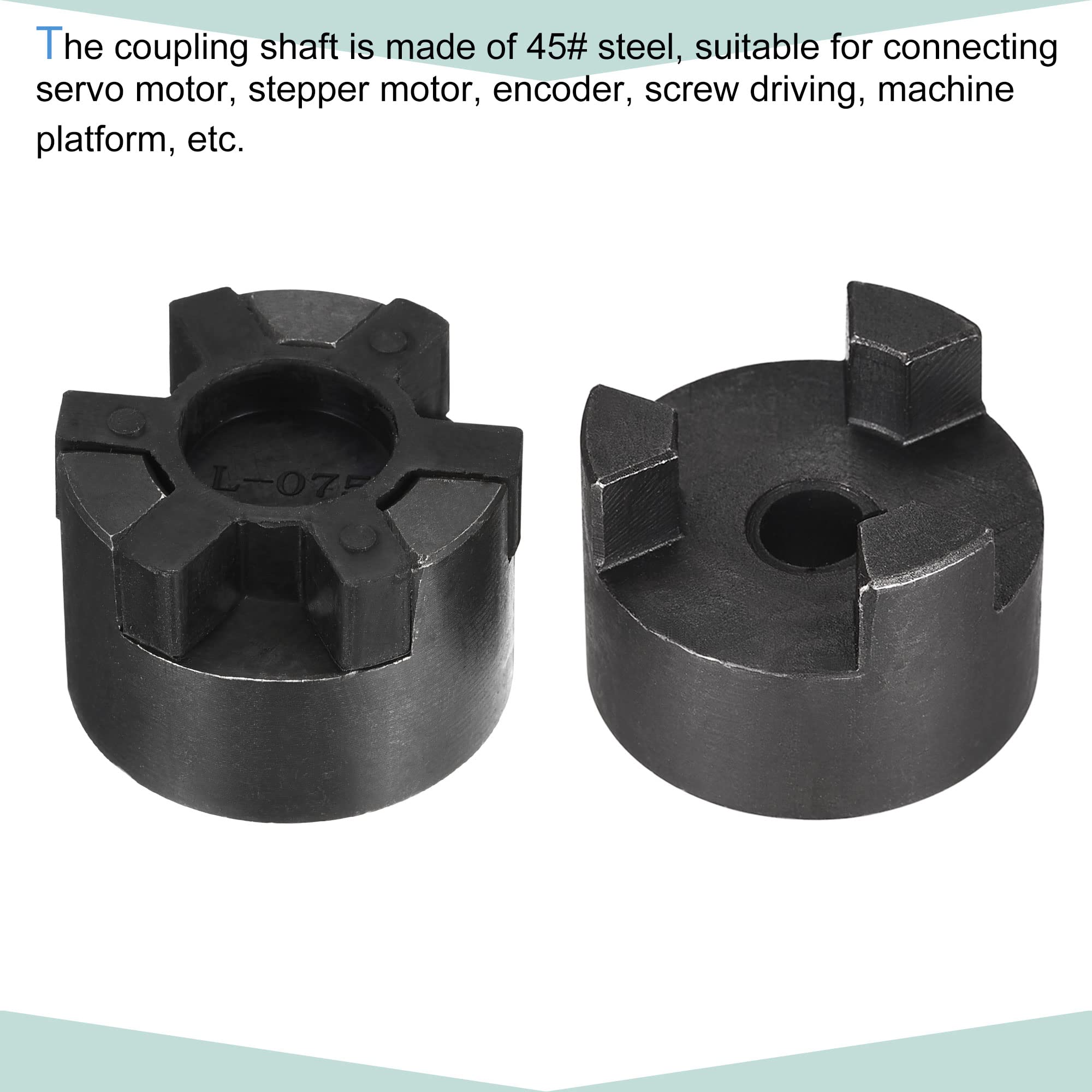 MECCANIXITY Albero di accoppiamento flessibile da 10 mm a 17 mm 54 mm x 44,5 mm giunto accoppiatore motore